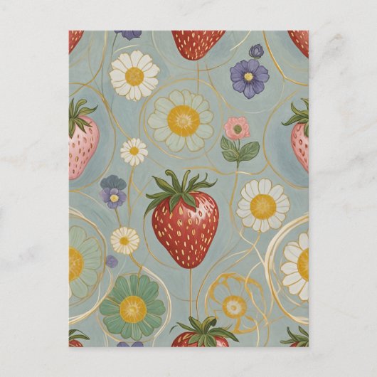 パステルフローラ&ベリーデライト ポストカード (正面)