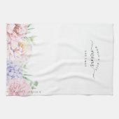 パステルフローラ |世界の最高のママ&シェフ キッチンタオル (横)