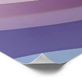 パステルフローリングレイヤ – 抽象芸術アートfor Calm & Co ポスター (角)