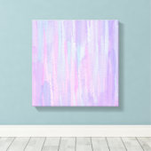 パステルブラシストローク抽象芸術アート キャンバスプリント (インサイチュ (ウッドフロア))