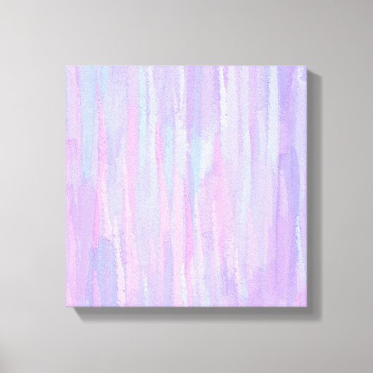 パステルブラシストローク抽象芸術アート キャンバスプリント (正面)
