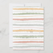 パステルブラシストロークOhベビーバーチャルベビーシャワー 招待状 (裏面)