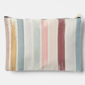 パステルブラシパーソナライズされたストローク アクセサリーポーチ (裏面)