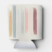 パステルブラシパーソナライズされたストローク 缶クーラー (裏面)