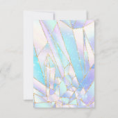 パステルブラッククリスタル日付保存 出欠カード (裏面)