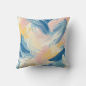 パステルブラッシュストローク装飾用クッション クッション (裏面)