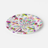 パステルブリツオトミプリント紙プレート ペーパープレート (アングル)