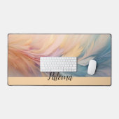 パステルブリーズ:フェザー渦 デスクマット (キーボード&マウス)