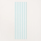 パステルブルストライプー無地のルColorサマーバカイ ヨガマット (正面)