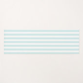 パステルブルストライプー無地のルColorサマーバカイ ヨガマット (正面(横))