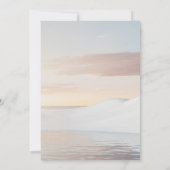 パステルブルーお洒落ベビーシャワー 招待状 (裏面)