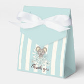 パステルブルーかわいいベビーコアラ子供たちパーティーありがとう フェイバーボックス (正面サイド)