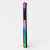 パステルブルーとピンク抽象芸術 Case-Mate iPhoneケース (裏面/左)