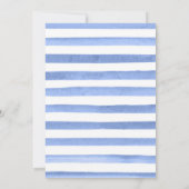 パステルブルーと金ゴールドフローラパンプキンス秋スウィート16 招待状 (裏面)