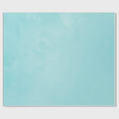 パステルブルーの水彩 ラッピングペーパー (フラット)