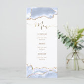 パステルブルーの瑪瑙メニュー メニュー (スタンド正面)