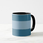 パステルブルーの背景をカスタマイズ マグカップ (正面右)