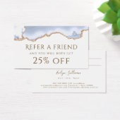 パステルブルーアゲート紹介カード (デスク)