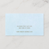 パステルブルーイヤリングディスプレイ 名刺 (裏面)