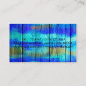 パステルブルーオンウッド#3 名刺 (裏面)