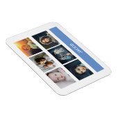 パステルブルーカスタムの写真 – パーソナライズされた マグネット (右側)