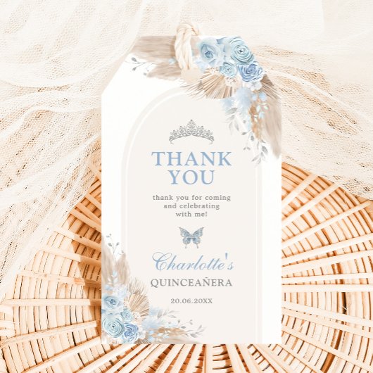 パステルブルーキンセアニェラボホプリンセスミクリン ギフトタグ