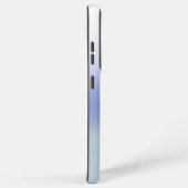 パステルブルーグラデーションイニシャルレターモノグラム SAMSUNG GALAXYケース (右側面)