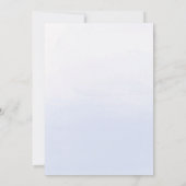 パステルブルーグラデーションウォーターカラー | バルミツワー 招待状 (裏面)