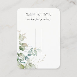 パステルブルーグリーンフリーバンチヘアピンディスプレイ 名刺