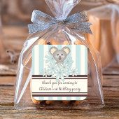 パステルブルーコアラボーイベビーシャワー/子供の誕生日 スクエアシール