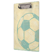 パステルブルーサッカーボールバイチャリティリアザリス クリップボード (左)