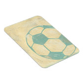 パステルブルーサッカーボールバイチャリティリアザリス マグネット (右側)