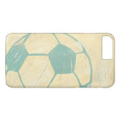 パステルブルーサッカーボールバイチャリティリアザリス Case-Mate iPhoneケース (裏面(横))