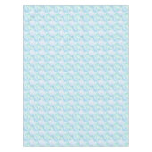 パステルブルーシーシェル テーブルクロス (正面)