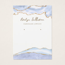 パステルブルージュエリーディスプレイカード