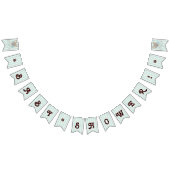 パステルブルーストライプかわいいコアラボーイベビーシャワー バンティングフラッグ (全)