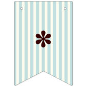 パステルブルーストライプかわいいコアラボーイベビーシャワー バンティングフラッグ (第2の旗)