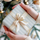 パステルブルーストライプミニマル ラッピングペーパー