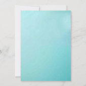 パステルブルースニーカー2ndバースデーボーイ 招待状 (裏面)