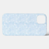 パステルブルートライアングルモザイクiPadケース Case-Mate iPhoneケース (裏面 (横))