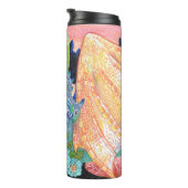 パステルブルーバラドラゴン タンブラー (回転右)