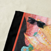 パステルブルーバラドラゴン ビーチタオル (インサイチュ)