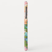 パステルブルーバラドラゴン Case-Mate iPhoneケース (裏面/左)