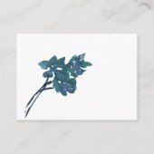 パステルブルーバラ推測いくつのキスブライダルゲーム エンクロージャーカード (裏面)