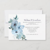 パステルブルーバラ結婚フローラたった今結婚しました (裏面)