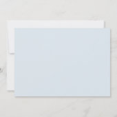 パステルブルーパステルレインボー2ndバースデー招待状 招待状 (裏面)