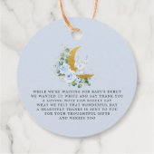 パステルブルーフローラグリーンリーエレファントありがとうFa フェイバータグ (裏面)