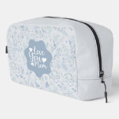 パステルブルーフローラルパターン ドップキット (右コーナー)