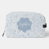 パステルブルーフローラルパターン ドップキット (裏面)