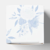 パステルブルーフローラ水彩ギフトボックス フェイバーボックス (上部)